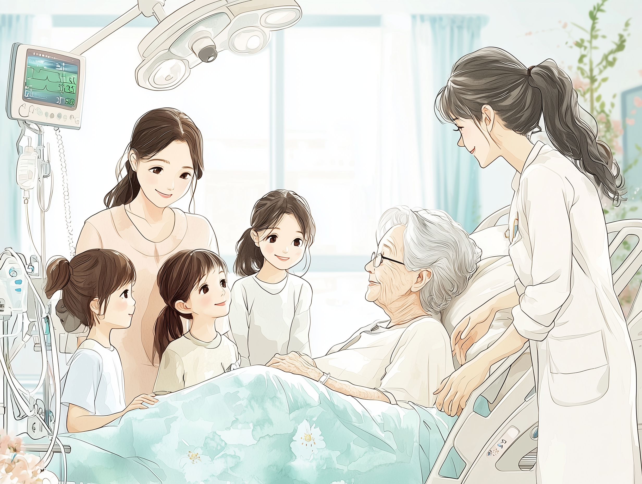 看取介護イラスト